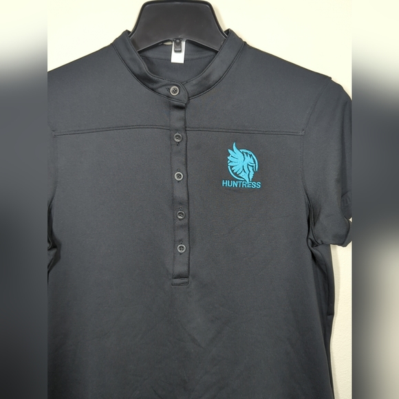 Huntress Under Armour Polo Black Size S Embroidered NWT - Picture 6 of 7